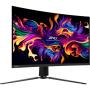 MSI MPG 321CURX QD-OLED computer monitor 80 cm (31.5") 3840 x 2160 pixels 4K Ultra HD Black