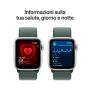 Apple Watch SE GPS + Cellular 40mm Cassa Alluminio Galassia con Verde Lago Sport Loop