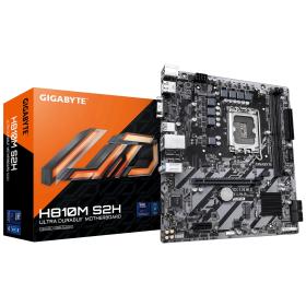 GIGABYTE H810M S2H Placa base - Procesadores Intel Core Ultra (Serie 2), VRM de 4+1+2 fases, hasta 6400 MHz DDR5, 1xPCIe 4.0