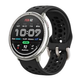 Amazfit Active 2 3,35 cm (1.32") AMOLED Digital 466 x 466 Pixel Touchscreen Silber GPS