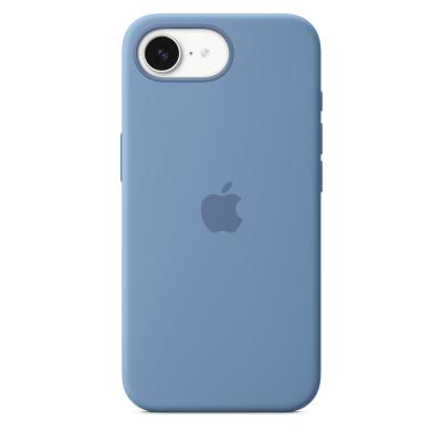 Apple Coque en silicone pour iPhone 16e – Bleu d’hiver