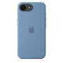 Apple Coque en silicone pour iPhone 16e – Bleu d’hiver