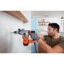 Black & Decker BEHS03K 900 tr min SDS Plus Noir, Orange