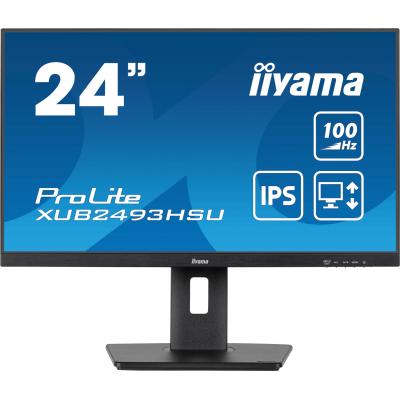 iiyama XUB2493HSU-B7 computer monitor 60.5 cm (23.8") 1920 x 1080 pixels Full HD LED Black