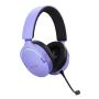 Trust GXT 491P FAYZO Headset Wired & Wireless Head-band Gaming USB Type-A Bluetooth Black, Purple