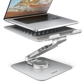 Axagon STND-LR soporte para ordenador portátil Mesita plegable para ordenador portátil Plata 43,9 cm (17.3")