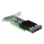 DeLOCK PCI Express x16 Karte zu 8 x intern SFF-8643 NVMe - Low Profile Formfaktor