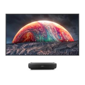 Hisense 100L9HD Projektionsfernseher Ultra-Short-Throw-Projektor 3000 ANSI Lumen DLP UHD 4K (3840x2160) Schwarz