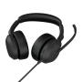 Jabra Evolve2 50 Headset Wired Head-band Office Call center USB Type-C   USB Type-A Bluetooth Black