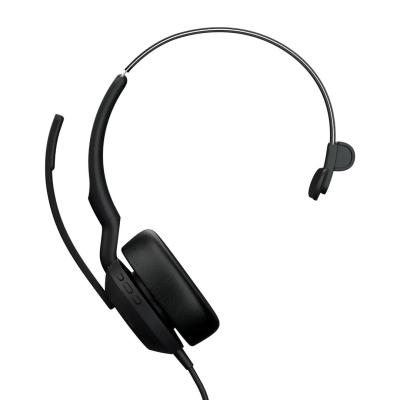 Jabra Evolve2 50 Headset Wired Head-band Office Call center USB Type-C   USB Type-A Bluetooth Black