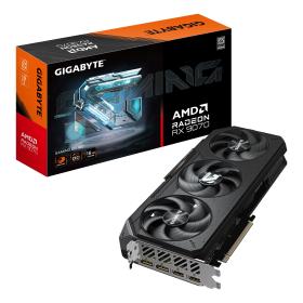 GIGABYTE Radeon RX 9070 GAMING OC 16G Carte Graphique - 16 Go GDDR6, 256 bits, PCI-E 5.0, 2700 MHz Fréquence du Cœur, 2 x