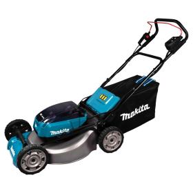 Makita DLM530Z cortadora de césped Cortacésped de empuje a gasolina Batería Negro, Azul