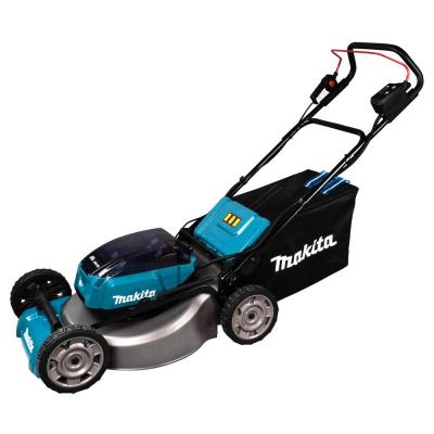 Makita DLM530Z cortadora de césped Cortacésped de empuje a gasolina Batería Negro, Azul