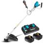 Makita DUR369APT2 brush cutter string trimmer 1000 W AC Battery Black, Blue, Grey