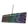 Trust GXT 871 Zora Tastatur Gaming USB Italienisch Schwarz