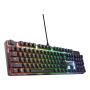 Trust GXT 871 Zora keyboard Gaming USB Italian Black