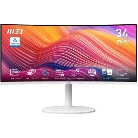 MSI Modern MD342CQPW computer monitor 86.4 cm (34") 3440 x 1440 pixels UltraWide Quad HD White