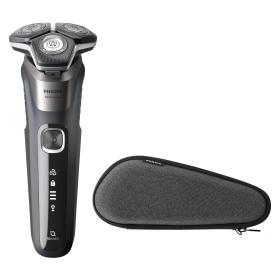 Philips SHAVER Series 5000 S5887 30 rasoio elettrico Rotazione Trimmer Nero, Grigio