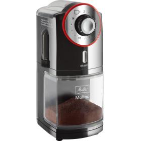 Melitta Molino 100 W Nero, Rosso, Acciaio inox