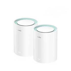 Cudy M1300 2-PACK sistema Wi-Fi Mesh Dual-band (2.4 GHz 5 GHz) Wi-Fi 5 (802.11ac) Bianco 1 Interno