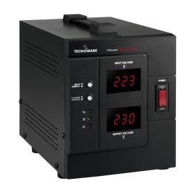 Tecnoware Power Reg 2000VA Spannungsregler 2 AC-Ausgänge 230 V Schwarz