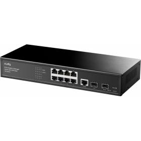 Cudy GS2008S2 switch di rete Gestito L2 Gigabit Ethernet (10 100 1000) 1U Nero