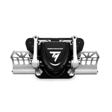 ▷ Thrustmaster TPR Rudder Nero, Argento USB Simulazione di Volo Analogico  PC