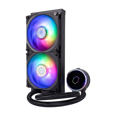 ▷ Cooler Master MasterLiquid PL240 Flux Case per computer, Processore  Liquid сooling kit 12 cm Nero