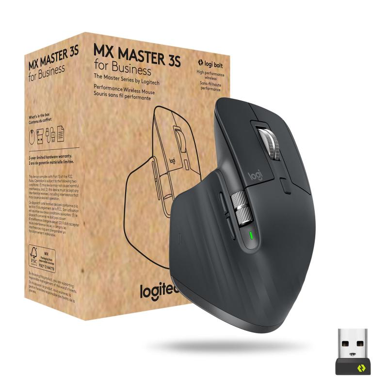 Logitech – souris de bureau sans fil MX Master 3, Bluetooth, avec