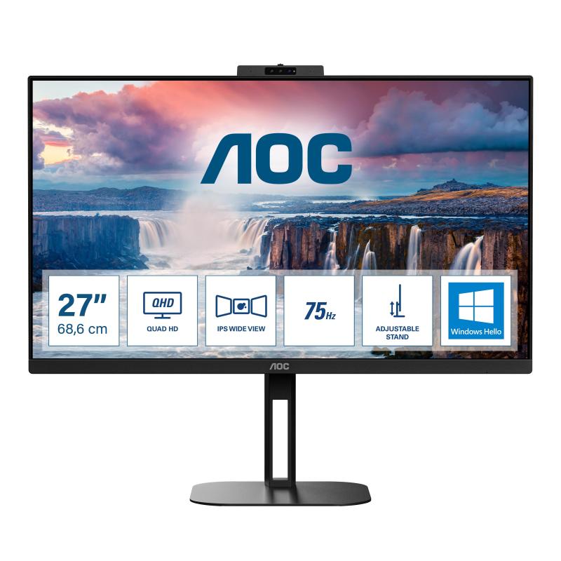 Monitor PC 68,6 cm (27) HP M27f, 75 Hz, Full HD IPS y tecnología AMD  FreeSync