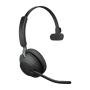 Jabra Evolve2 65, UC Mono Casque Sans fil Arceau Bureau Centre d'appels USB Type-C Bluetooth Noir