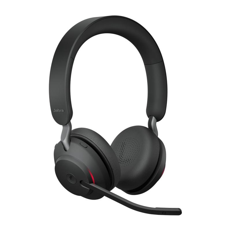 Jabra Evolve2 65, MS Stereo Auricolare Wireless A Padiglione Ufficio USB  tipo A Bluetooth Nero