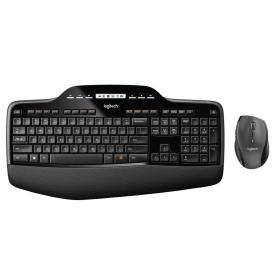 ▷ Logitech MK710 Performance keyboard Mouse included RF Wireless QWERTZ German Black |