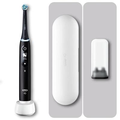 Oral-B iO Series 10 Cepillo de dientes eléctrico recargable con sensor de  presión, 4 cabezales de cepillo, estuche de viaje - 7 modos, temporizador  de