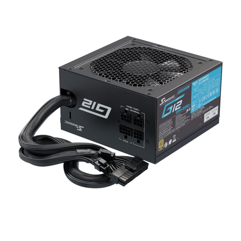 ▷ Seasonic G12 GM alimentatore per computer 550 W 20+4 pin ATX ATX Nero