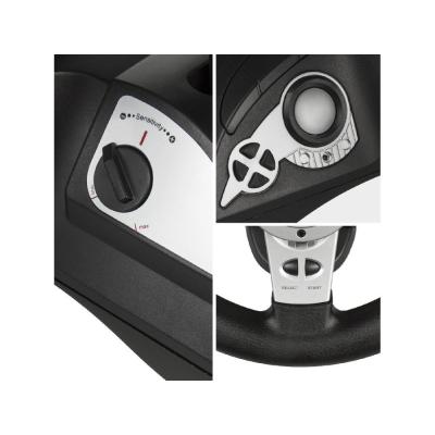 ▷ NanoRS RS700 accessoire de jeux vidéo Noir, Argent USB Volant Analogique/Numérique  Android, Nintendo Switch, PC, PlayStation 4
