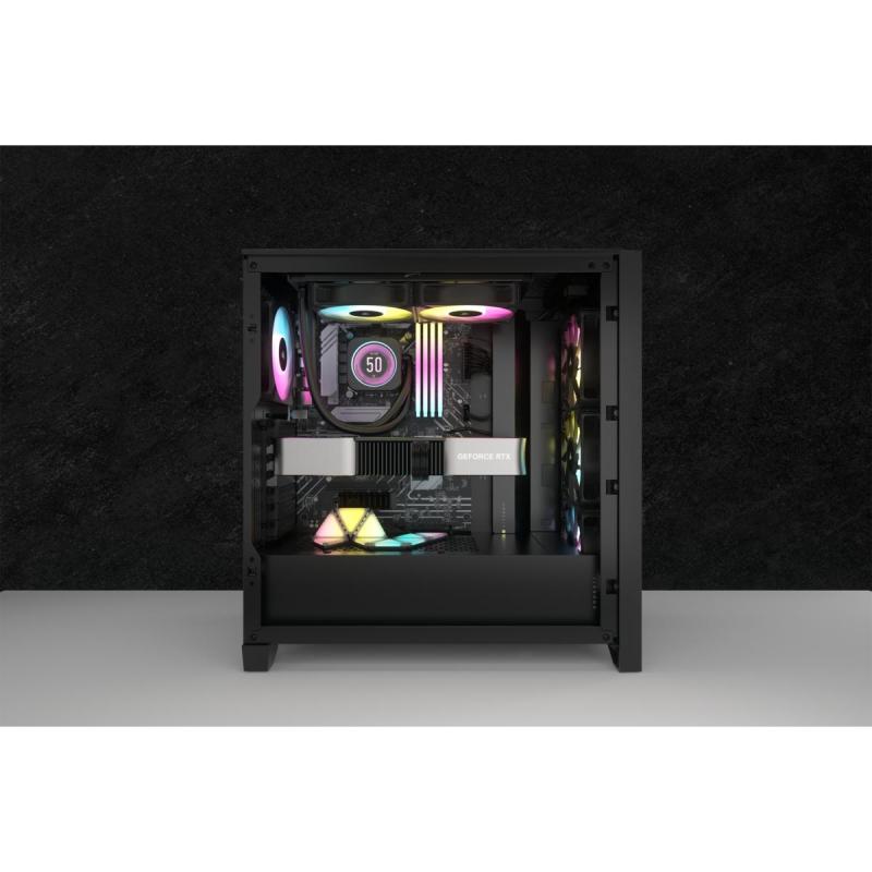 ▷ Corsair CW-9060074-WW computer cooling system Computer case Liquid  сooling kit 12 cm Black 1 pc(s)