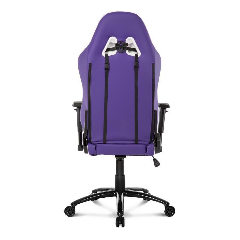 ▷ AKRacing SX Sedia da gaming per PC Sedia imbottita tappezzata Viola,  Bianco