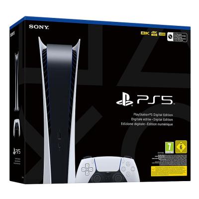 ▷ Sony PlayStation 5 Digital Edition 825 GB WLAN Schwarz, Weiß