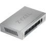 Zyxel GS1005HP Non-géré Gigabit Ethernet (10 100 1000) Connexion Ethernet, supportant l'alimentation via ce port (PoE) Argent