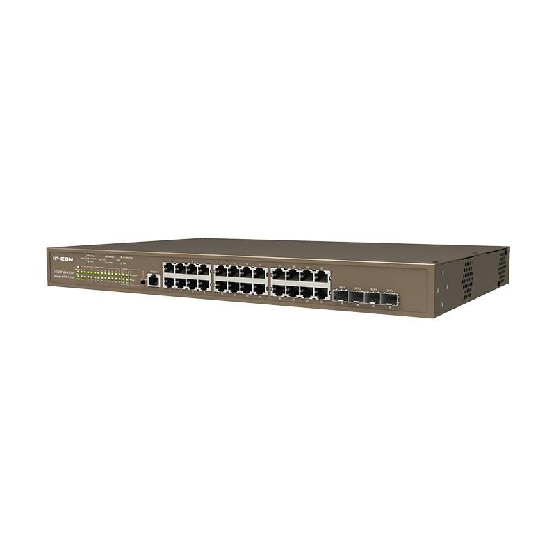 ▷ IP-COM Networks G5328P-24-410W switch di rete Gestito L3 Gigabit Ethernet  (10/100/1000) Supporto Power over Ethernet (PoE) 1U