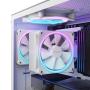 NZXT T120 RGB Processeur Refroidisseur d'air 12 cm Blanc 1 pièce(s)