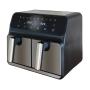 Unold 58685 Fritteuse Doppel 8 l Eigenständig 1700 W Heißluftfritteuse Schwarz, Grau