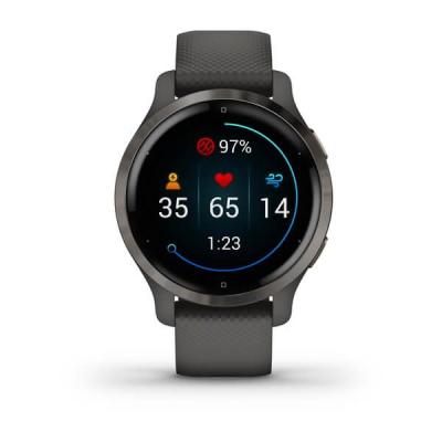 Garmin Venu 2S 2,79 cm (1.1 Zoll) AMOLED 40 mm Graphit GPS