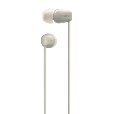 ▷ Sony WI-C100 Headset Bluetooth Trippodo | Beige Wireless In-ear Calls/Music