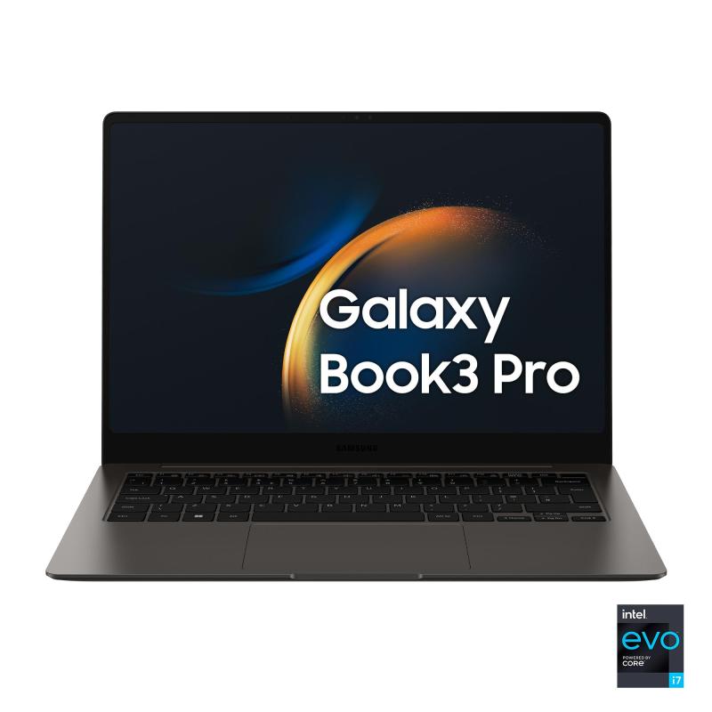 ▷ Samsung Galaxy Book3 Pro i7-1360P Notebook 35.6 cm (14) WQXGA+ Intel®  Core™ i7 16 GB LPDDR5-SDRAM 512 GB SSD Wi-Fi 6E