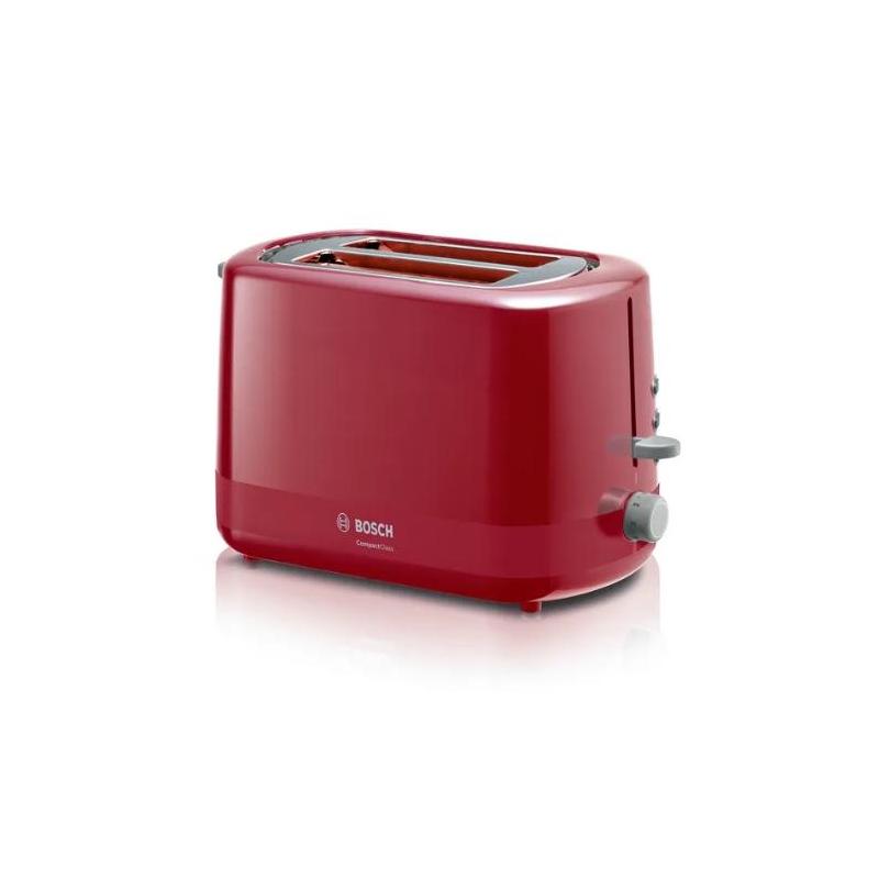 ▷ Bosch TAT3A114 tostapane 2 fetta/e 800 W Rosso