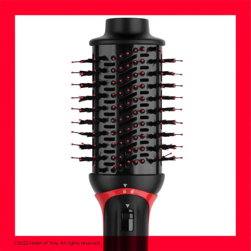 Revlon One-Step Volumiser Plus (Tête démontable, cylindre en titane et  céramique, picots mixtes au charbon actif, technologie ionique à la  tourmaline)