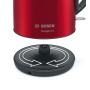 Bosch TWK3P424 bouilloire 1,7 L 2400 W Gris, Rouge