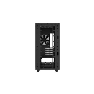 DeepCool CH370 Micro ATX Gaming Computer Case, 120mm Rear Fan, Ventilated  Airflow Design, Built-In Headphone Stand, Black 